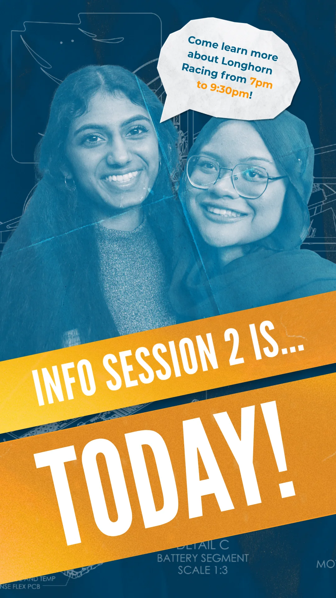 Info Session, 1 Week Out story post, variant